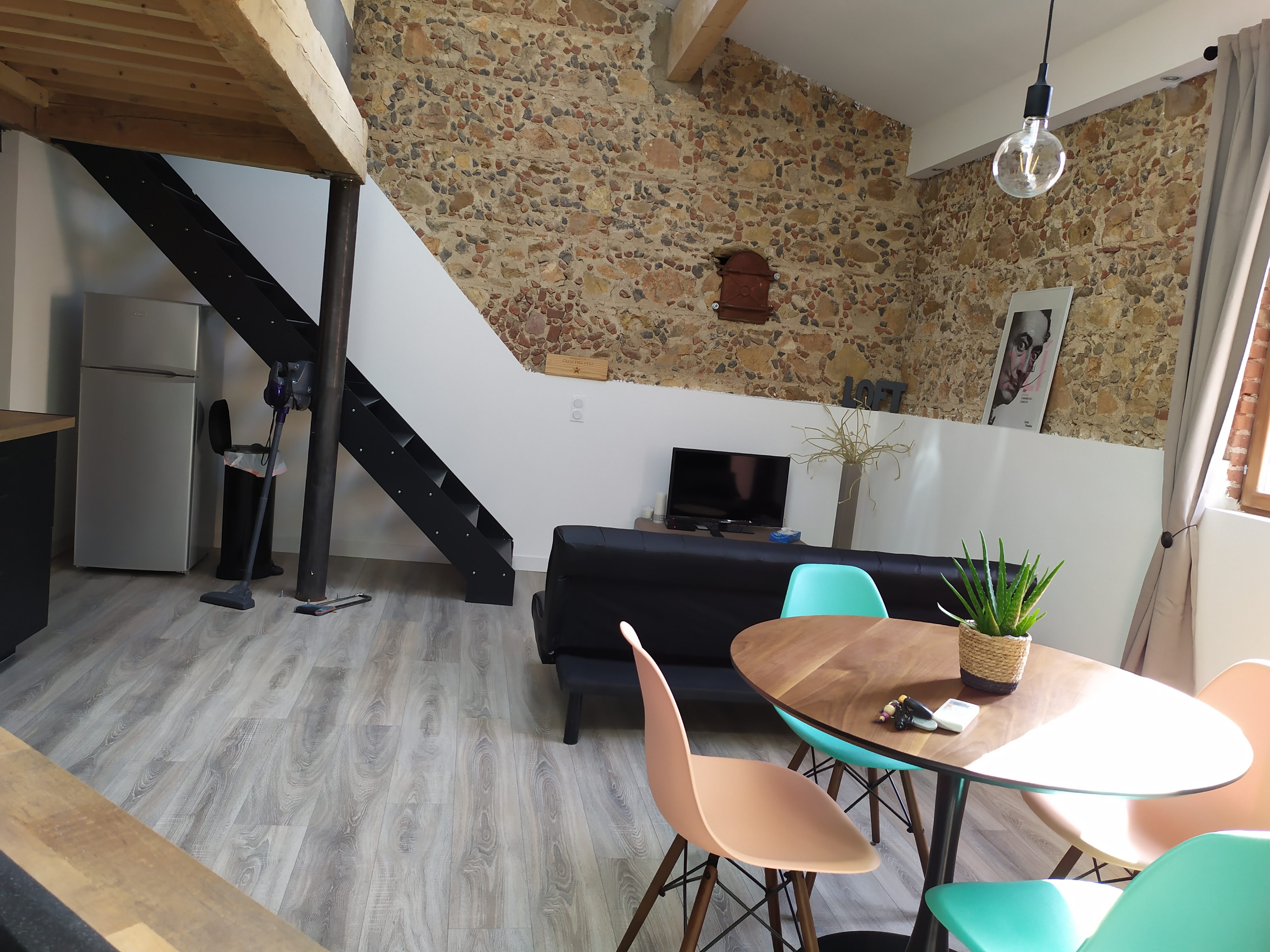 Salon du loft - vue d'ensemble