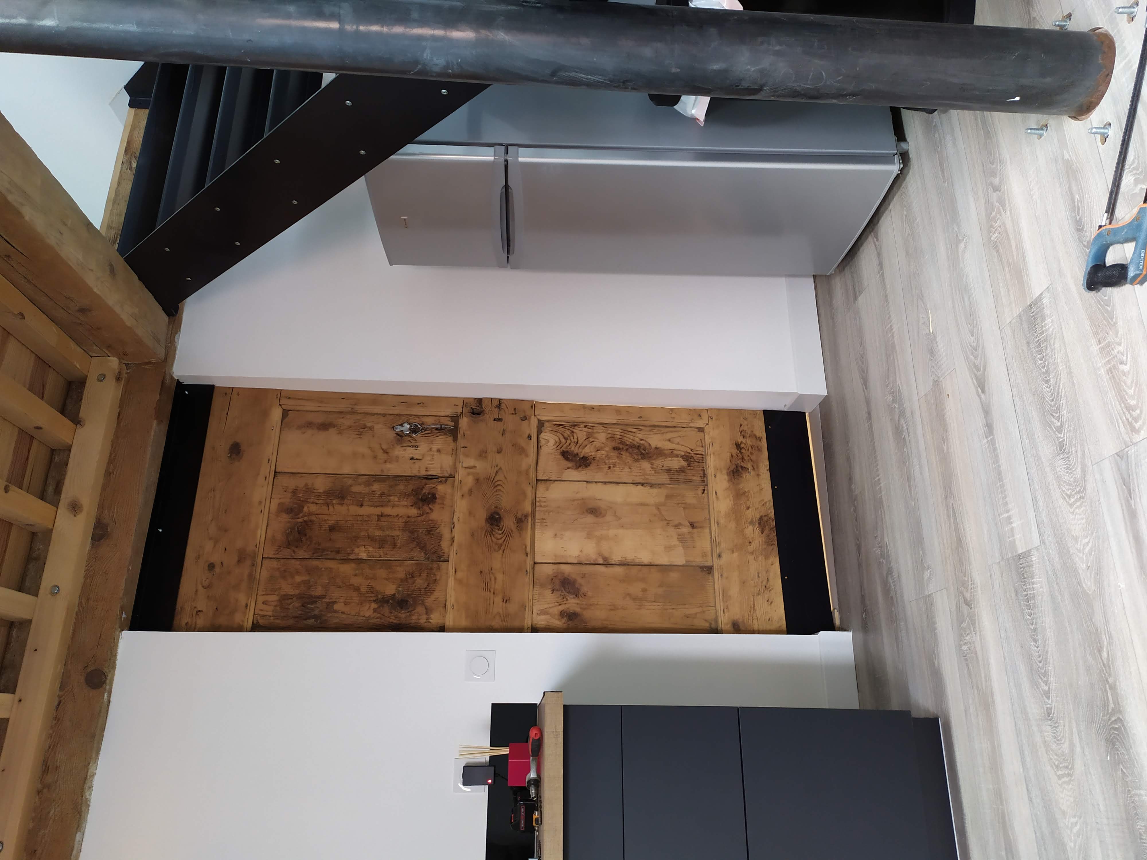 Espace salon avec TV